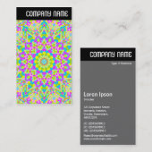 V Rubrik - Farbenfrohe Kaleidoskop 02 Visitenkarte (Vorne/Hinten)