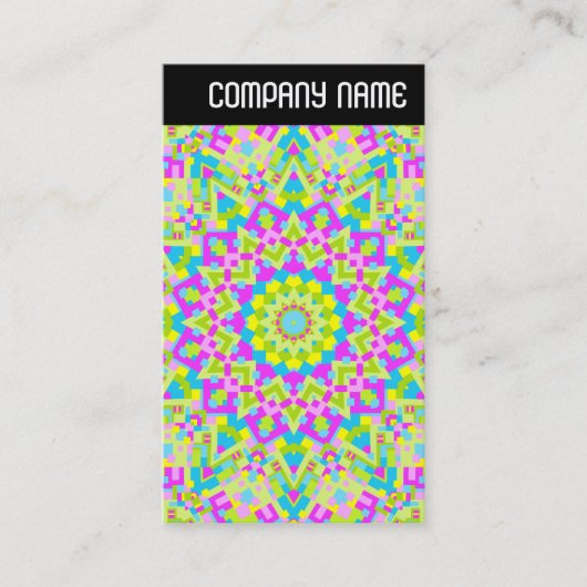 V Rubrik - Farbenfrohe Kaleidoskop 02 Visitenkarte (Vorderseite)