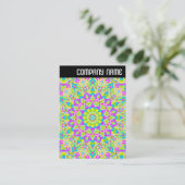 V Rubrik - Farbenfrohe Kaleidoskop 02 Visitenkarte (Stehend Vorderseite)