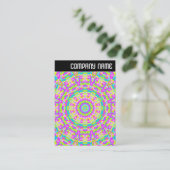 V. Rubrik - Farbenvolles Kaleidoskop 03 Visitenkarte (Stehend Vorderseite)