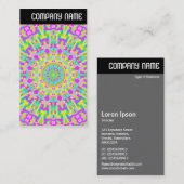 V. Rubrik - Farbenvolles Kaleidoskop 05 Visitenkarte (Vorne/Hinten)