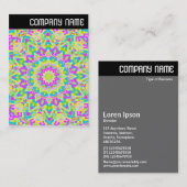 V. Rubrik - Farbenvolles Kaleidoskop 07 Visitenkarte (Vorne/Hinten)