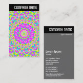 V. Rubrik - Farbenvolles Kaleidoskop 08 Visitenkarte (Vorne/Hinten)