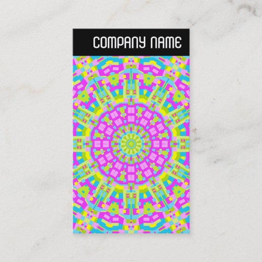V. Rubrik: Farbenvolles Kaleidoskop Visitenkarte (Vorderseite)