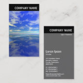 V. Rubrik - Foto - See und Himmel Visitenkarte (Vorne/Hinten)