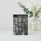 V. Rubrik - Foto - Winterzweige Visitenkarte (Stehend Vorderseite)