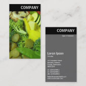 V Rubrik - Gemüse aus Raufutter 01 Visitenkarte (Vorne/Hinten)