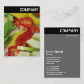 V Rubrik - Gemüse aus Raufutter 02 Visitenkarte (Vorne/Hinten)