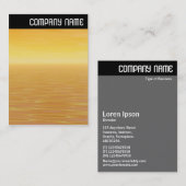 V. Rubrik "Goldenes Meer" Visitenkarte (Vorne/Hinten)