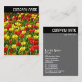 V Rubrik - Meer der Tulipen III Visitenkarte (Vorne/Hinten)