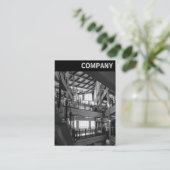 V. Rubrik - Modernes Inneres Visitenkarte (Stehend Vorderseite)