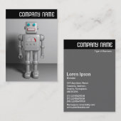V. Rubrik: Roboter Visitenkarte (Vorne/Hinten)