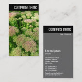 V. Rubrik - Zitat "Herbstfreuden" Visitenkarte (Vorne/Hinten)