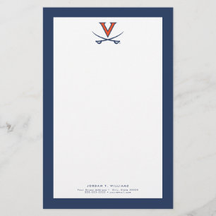 V Säbel Briefpapier
