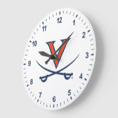 V Säbel Große Wanduhr (Winkel)