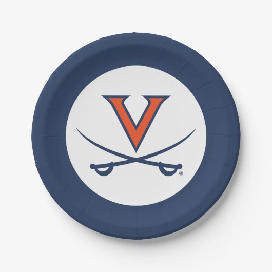 V Säbel Pappteller (Vorderseite)