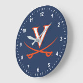 V Saber Große Wanduhr (Winkel)