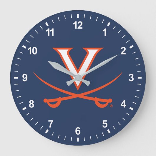 V Saber Große Wanduhr (Vorderseite)