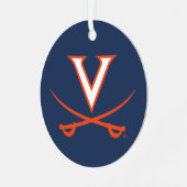 V Saber Ornament Aus Metall (Vorderseite links)