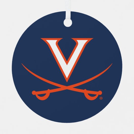 V Saber Ornament Aus Metall (Vorderseite)