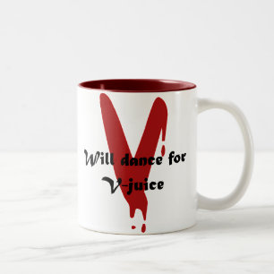 V-Saft Zweifarbige Tasse
