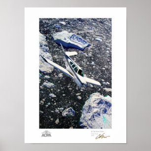 V-Schwanz über die Fjord-Galerie Poster