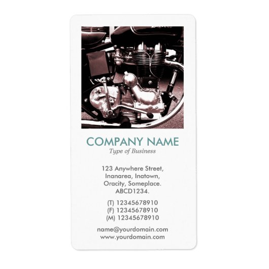 V Square Foto - Klassisches Motorrad (Vorne)