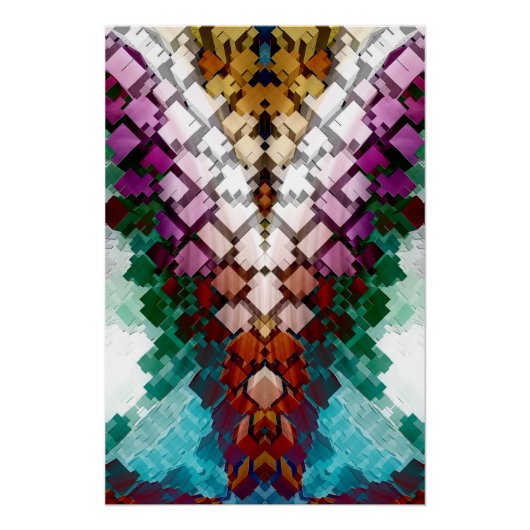 V-Stack Pyramid Poster (Vorderseite)