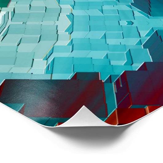 V-Stack Pyramid Poster (Ecke)