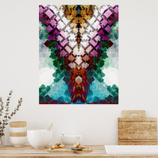 V-Stack Pyramid Poster (Küche)