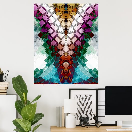 V-Stack Pyramid Poster (Heimbüro)