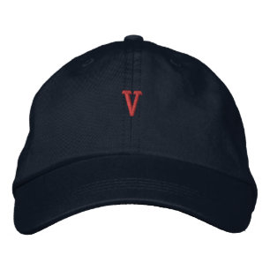 V Symbol Bestickte Baseballkappe