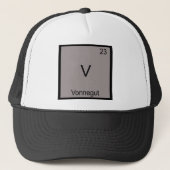 V. Symbol für das T-Shirt "Vonnegut Funny Chemistr Truckerkappe (Vorderseite)