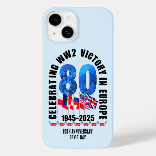 V. TAG 80 Jubiläumssieg in Europa WW2 Case-Mate iPhone 14 Hülle