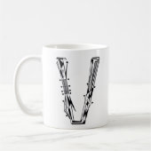 "V" Tasse (Links)