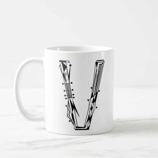 "V" Tasse (Links)
