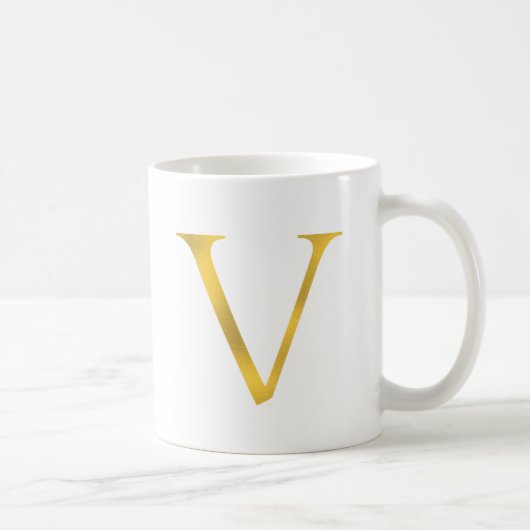 V | Tasse für Weißschreiben und Goldbriefe (Rechts)