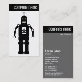 V Titel - freundlicher Roboter Visitenkarte (Vorne/Hinten)