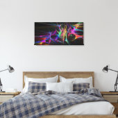 V. U. O. und Felder #017_II von Kyrylo Glivin Leinwanddruck (Insitu (Schlafzimmer))