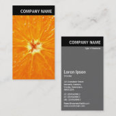 V Überschrift - Bild - Clementine Visitenkarte (Vorne/Hinten)