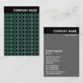 V Überschrift - Bild - Geometrisches Abstraktes Bi Visitenkarte (Vorne/Hinten)