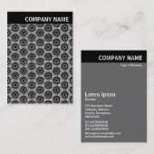 V Überschrift - Bild - Geometrisches Abstraktes Bi Visitenkarte (Vorne/Hinten)