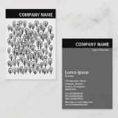 V Überschrift - Bild - Zeichnend Waldflächen Visitenkarte (Vorne/Hinten)