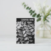 V Überschrift - Blätter Visitenkarte (Stehend Vorderseite)