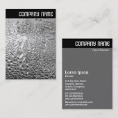 V Überschrift - Cooles Wasser Visitenkarte (Vorne/Hinten)