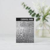 V Überschrift - Cooles Wasser Visitenkarte (Stehend Vorderseite)