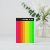 V Überschrift - Foto - Farbbänder 02 Visitenkarte (Stehend Vorderseite)