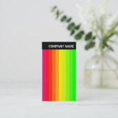V Überschrift - Foto - Farbbänder 02 Visitenkarte (Stehend Vorderseite)
