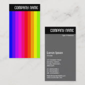 V Überschrift - Foto - Farbstäbe 01a Visitenkarte (Vorne/Hinten)