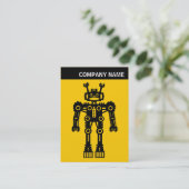 V Überschrift - Foto - Roboter - Bernstein Visitenkarte (Stehend Vorderseite)